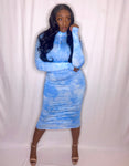 Ky Blue Midi Dress