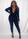 Ebony Bodysuit Pant Set